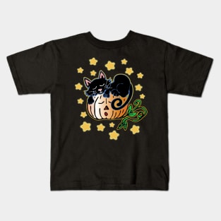 Halloween Black Cat Kids T-Shirt